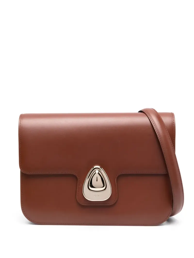 A.P.C. Astra Schultertasche in Braun