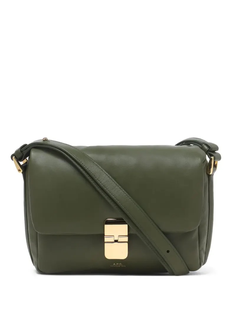 A.P.C. Grace Mini-Tasche mit Klappverschluss Mini in Grün