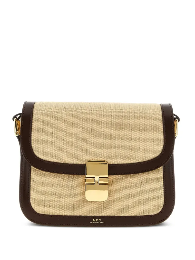 A.P.C. Kleine Grace Umhängetasche in Nude
