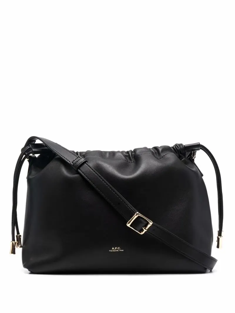 A.P.C. Kleine Ninon Umhängetasche in Schwarz