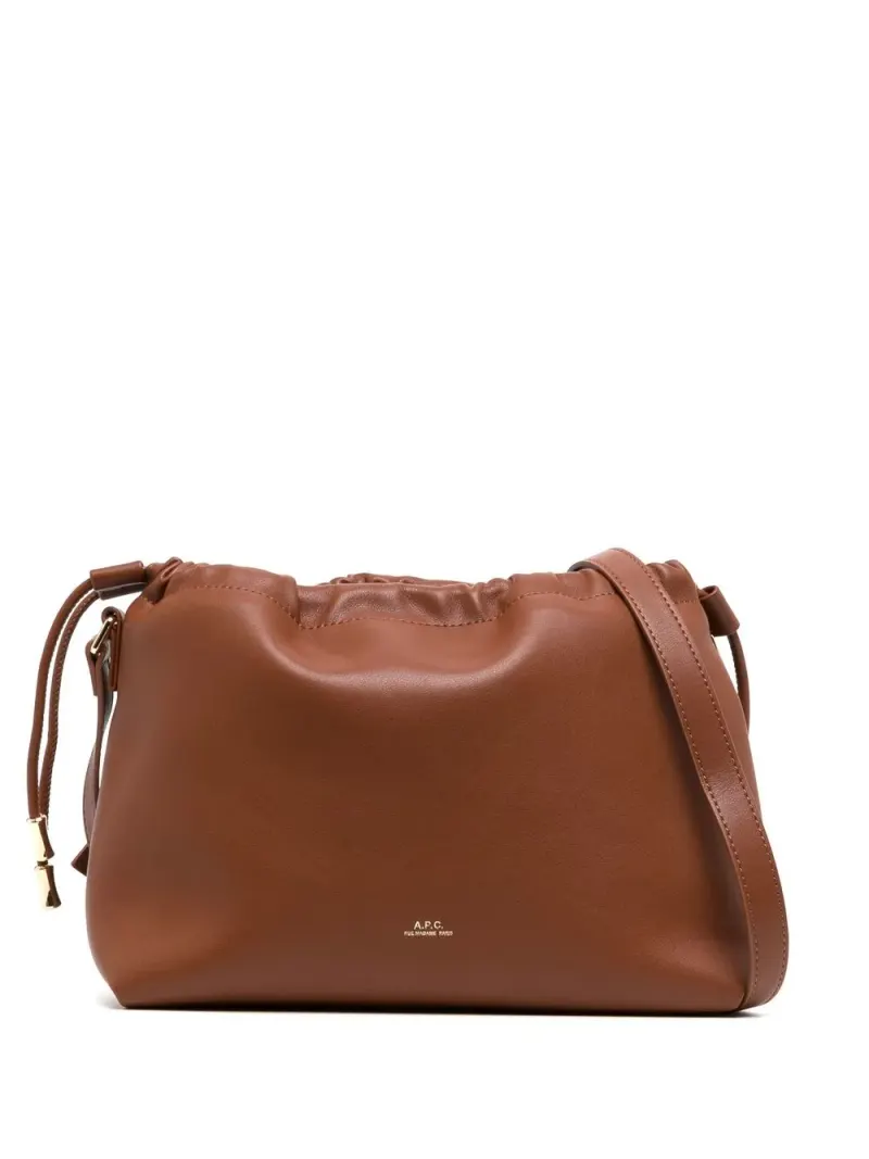 A.P.C. Kleine Ninon Umhängetasche in Braun