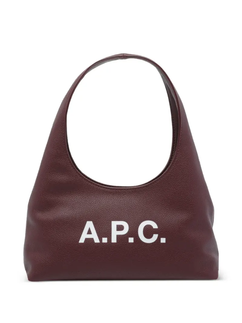 A.P.C. Baby Ninon Schultertasche mit Logo in Rot