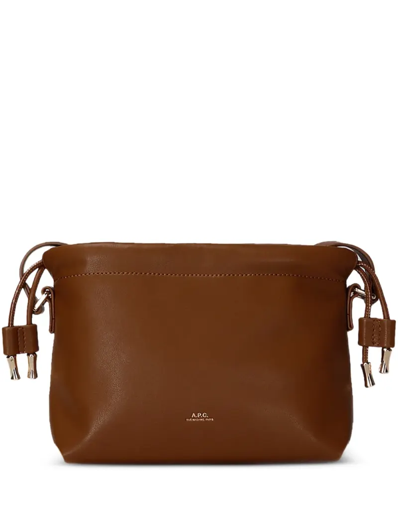A.P.C. Mini Ninon Umhängetasche Mini in Braun