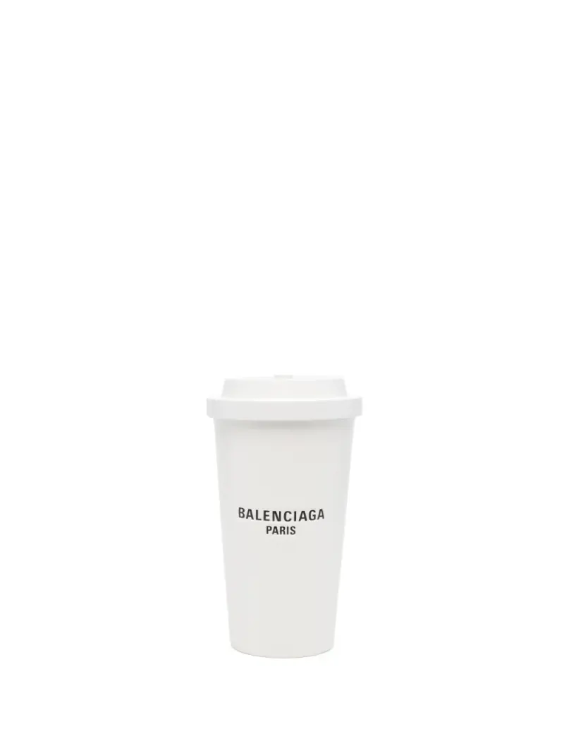 Balenciaga 9 AM Clutch in Weiß