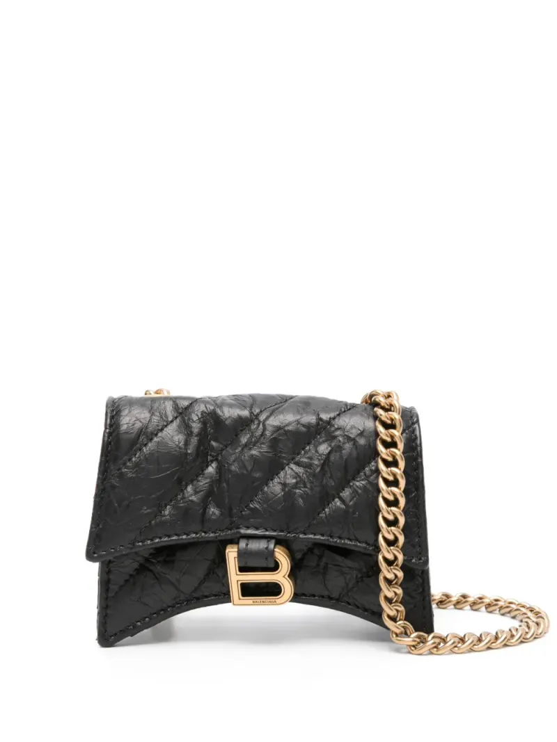 Balenciaga Crush Mini-Tasche Mini in Schwarz