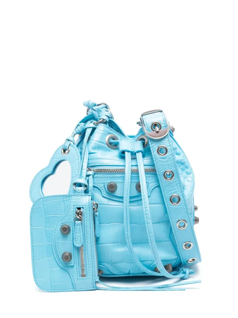 Balenciaga Le Cagole XS Beuteltasche in Blau