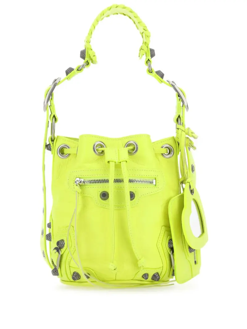 Balenciaga Le Cagole XS Beuteltasche in Gelb