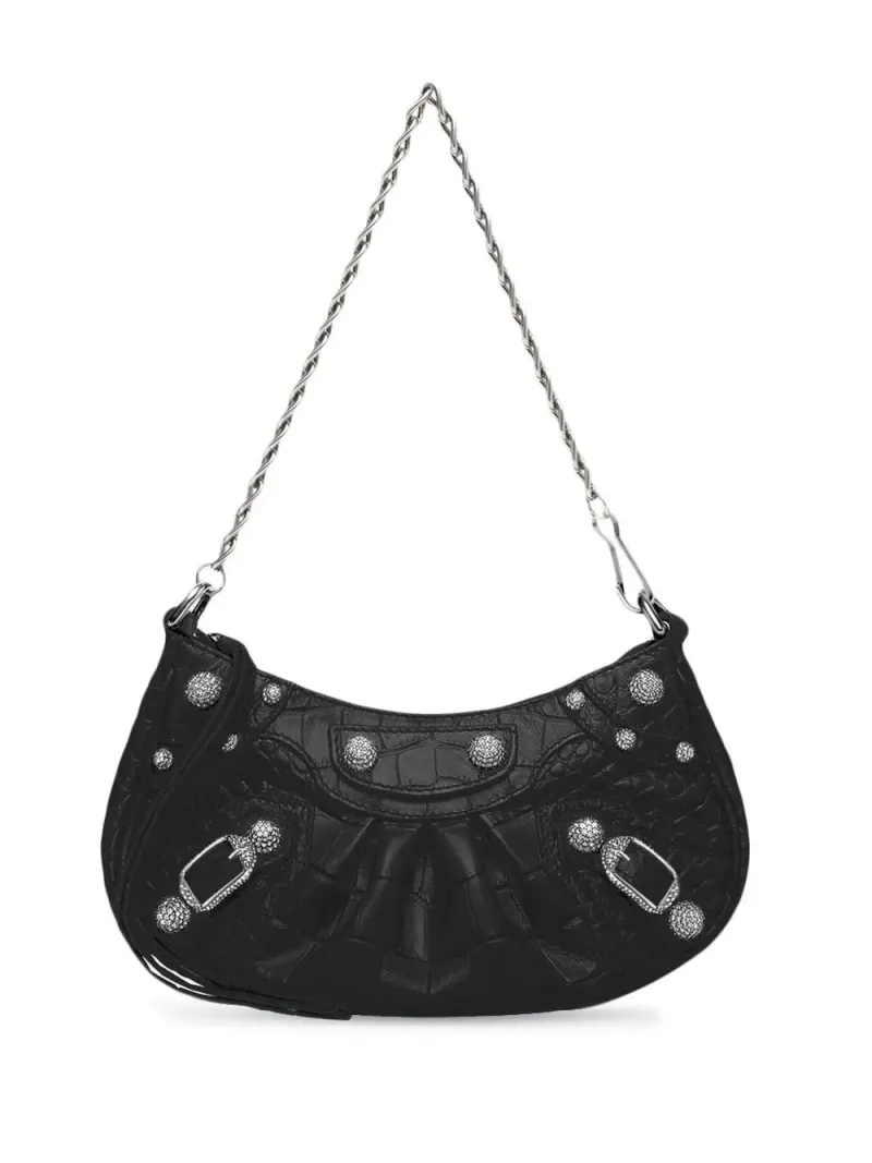 Balenciaga Le Cagole OS in Schwarz – Schultertaschen