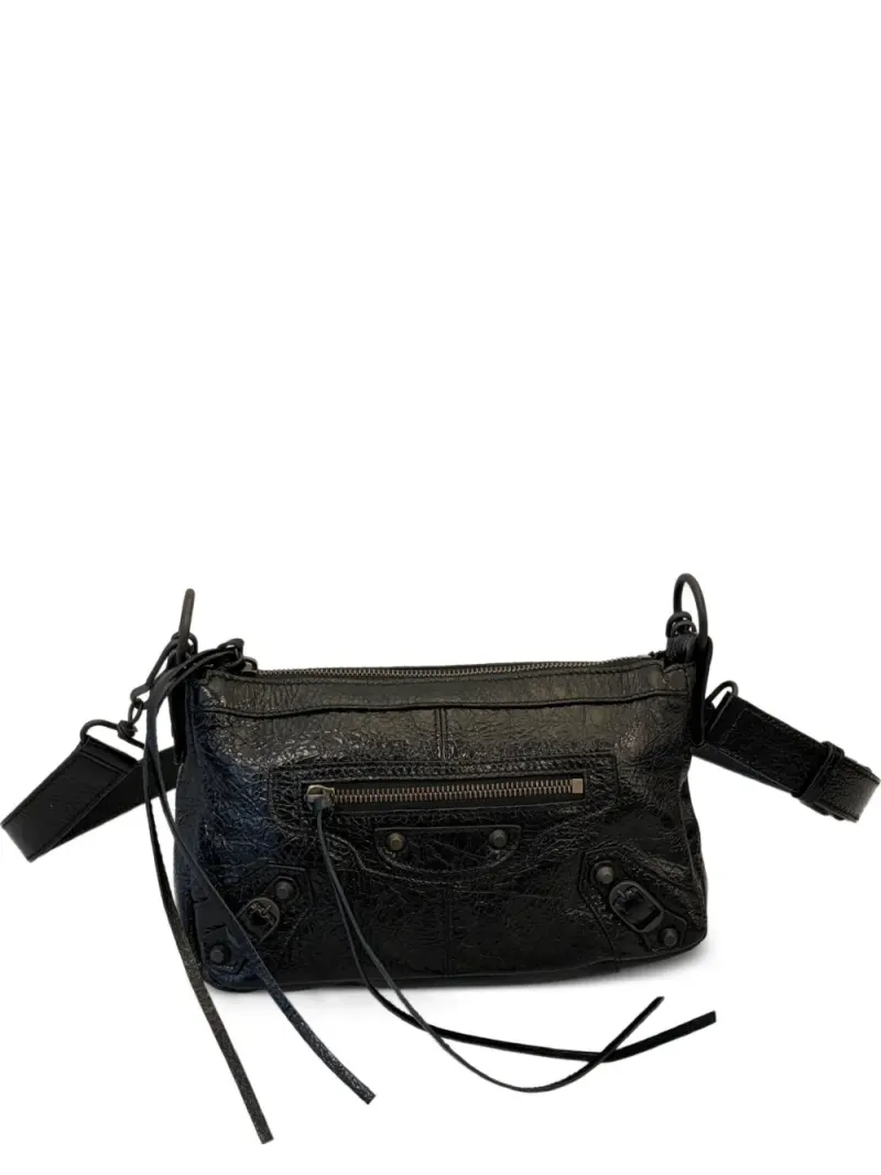 Balenciaga Mini Le City Moto Tote Bag Mini in Schwarz