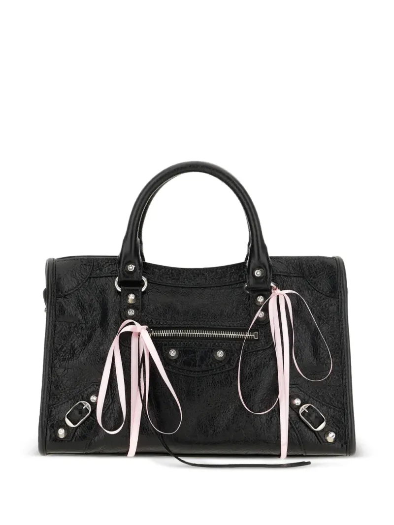 Balenciaga Kleine Le City Tote Bag in Schwarz