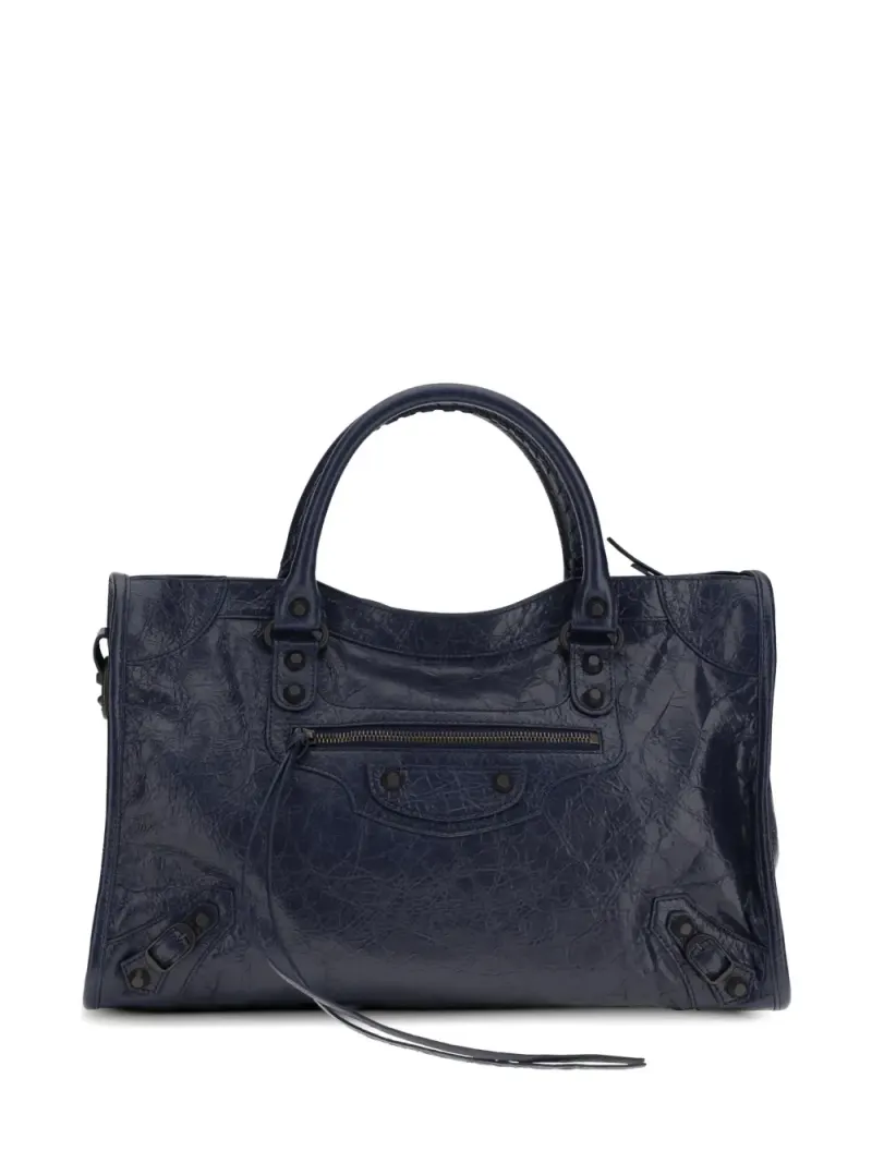 Balenciaga Mittelgroße Le City Schultertasche in Blau
