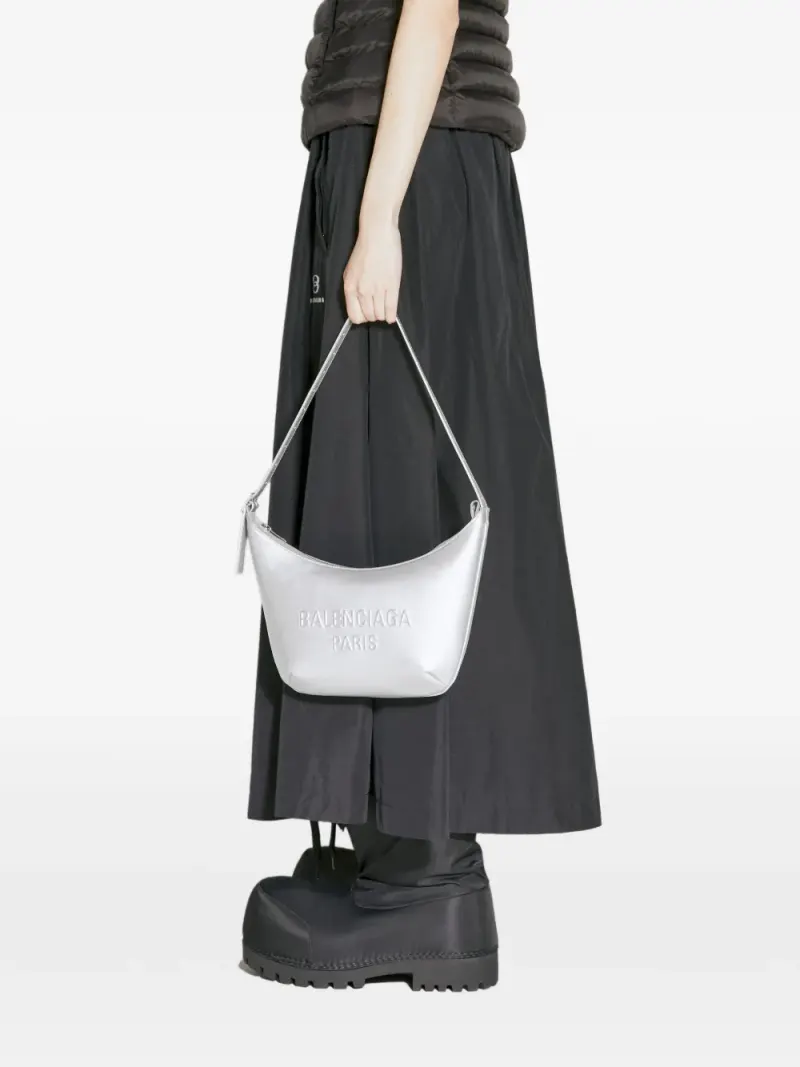 Balenciaga Mary-Kate OS in Silber – Tote Bags