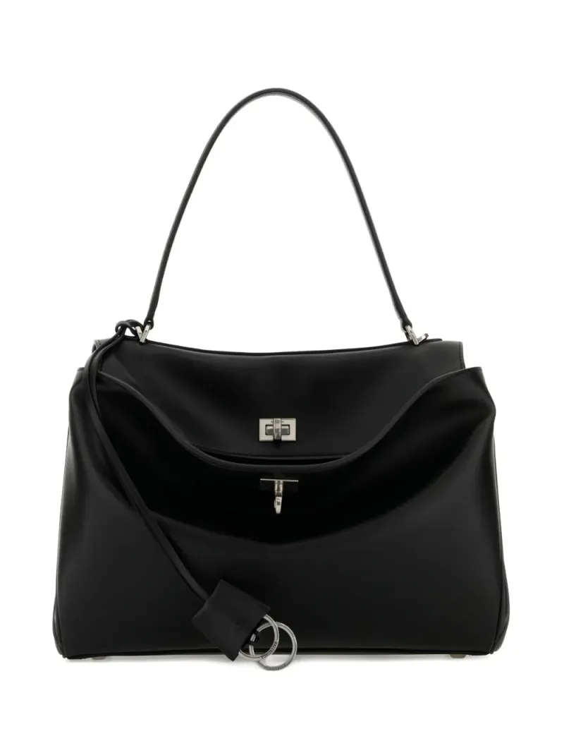 Balenciaga Mittelgroße Rodeo Tote Bag in Schwarz