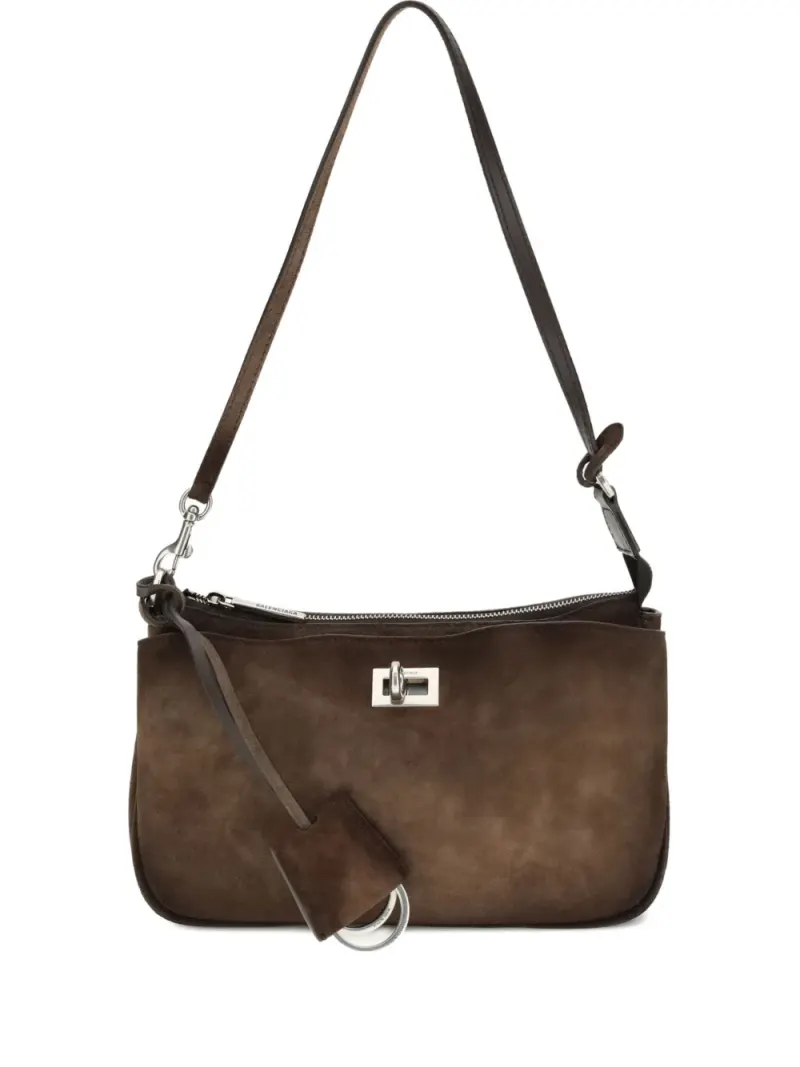 Balenciaga Rodeo Schultertasche in Braun