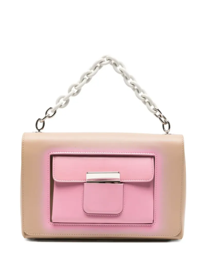 Balenciaga Schultertasche mit Kettenriemen in Nude