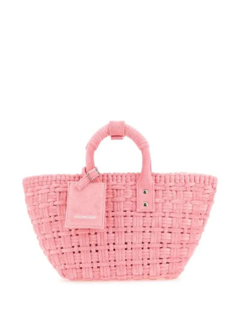 Balenciaga XS Bistro Basket Handtasche in Rosa
