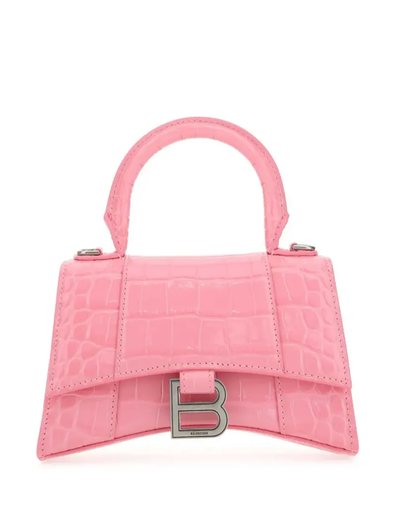 Balenciaga XS Hourglass OS in Rosa – Tote Bags