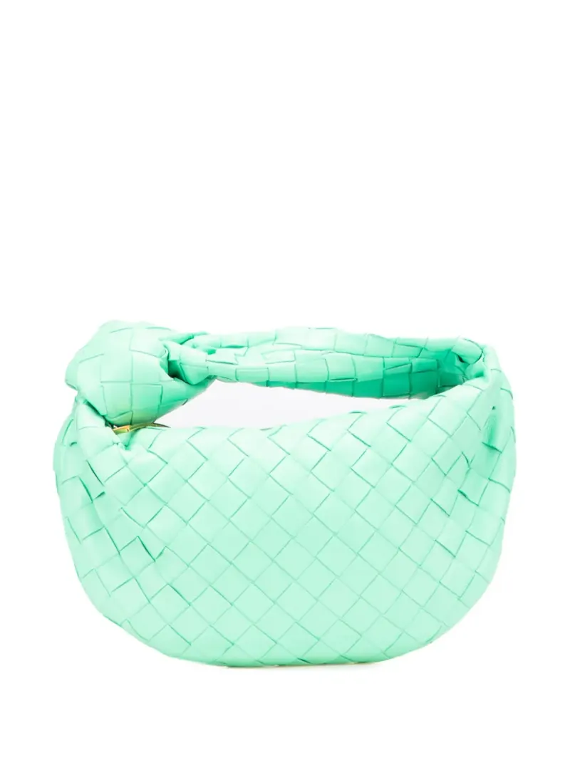 Bottega Veneta Jodie in Grün Intrecciato-Leder – Henkeltasche