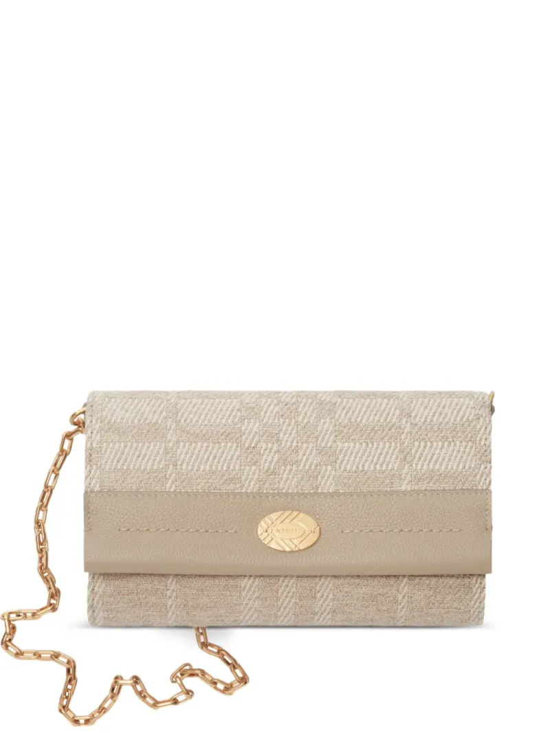 Burberry Cotswolds Portemonnaie mit Kettenriemen in Nude