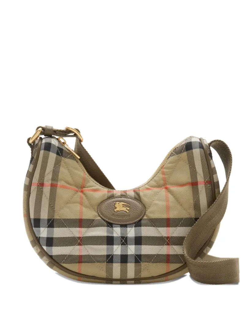 Burberry Horseshoe Umhängetasche in Nude