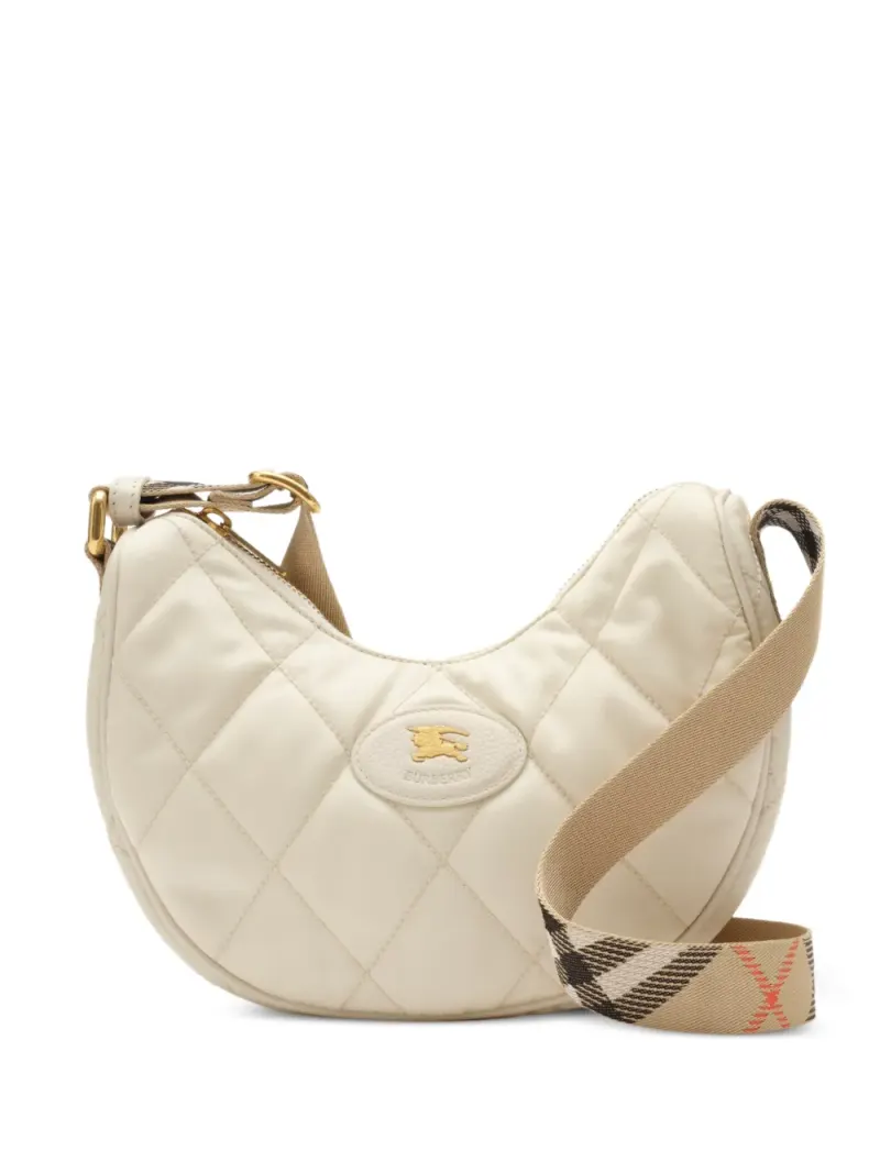 Burberry Horseshoe Umhängetasche in Nude