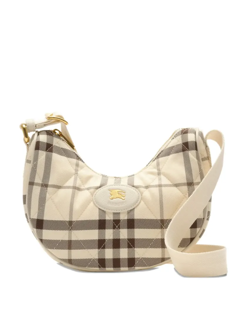 Burberry Karierte in Nude – Umhängetaschen & Satchels
