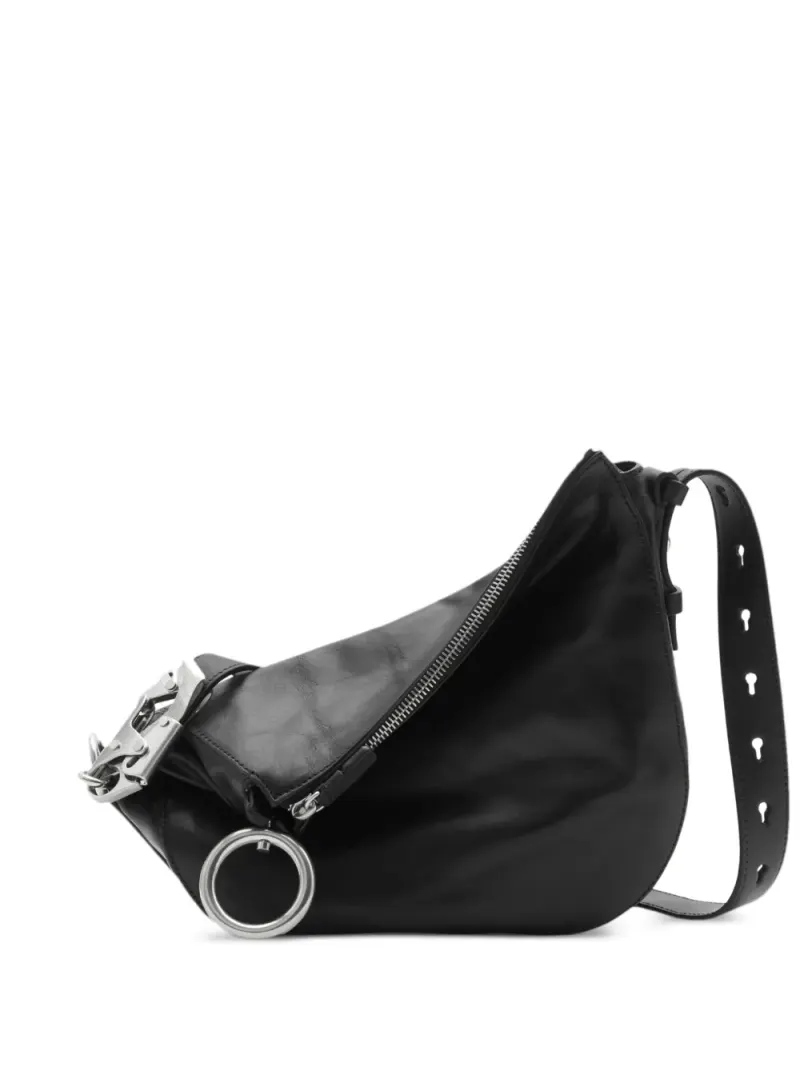 Burberry Kleine Knight Schultertasche in Schwarz