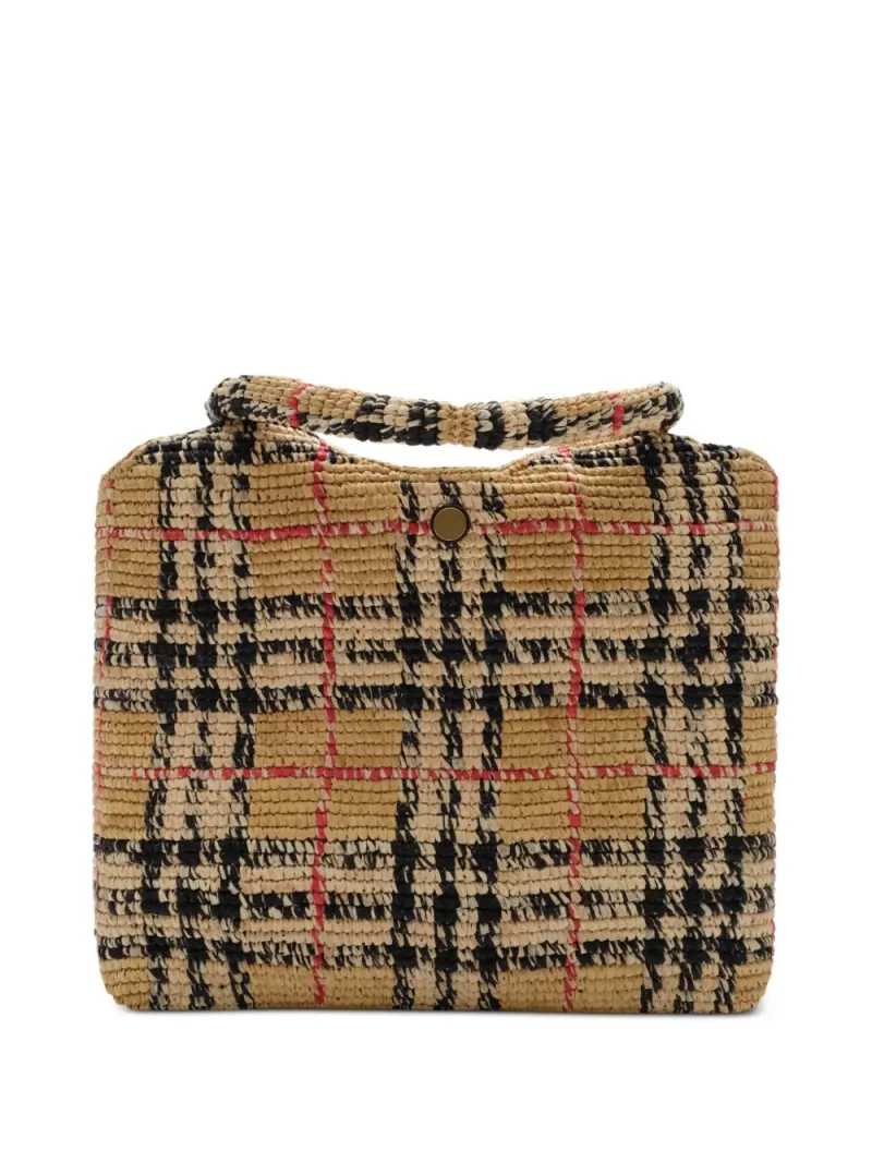 Burberry Kleine Margate Handtasche in Nude