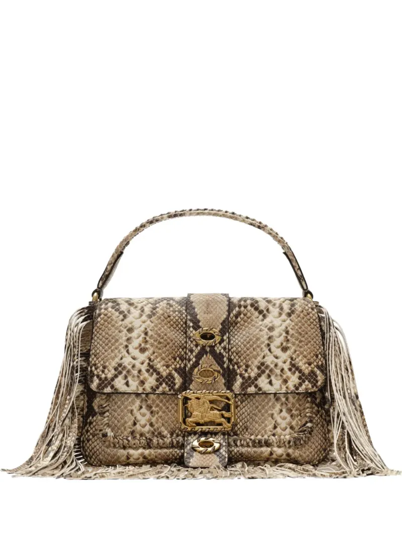 Burberry Kleine Reitertasche in Nude