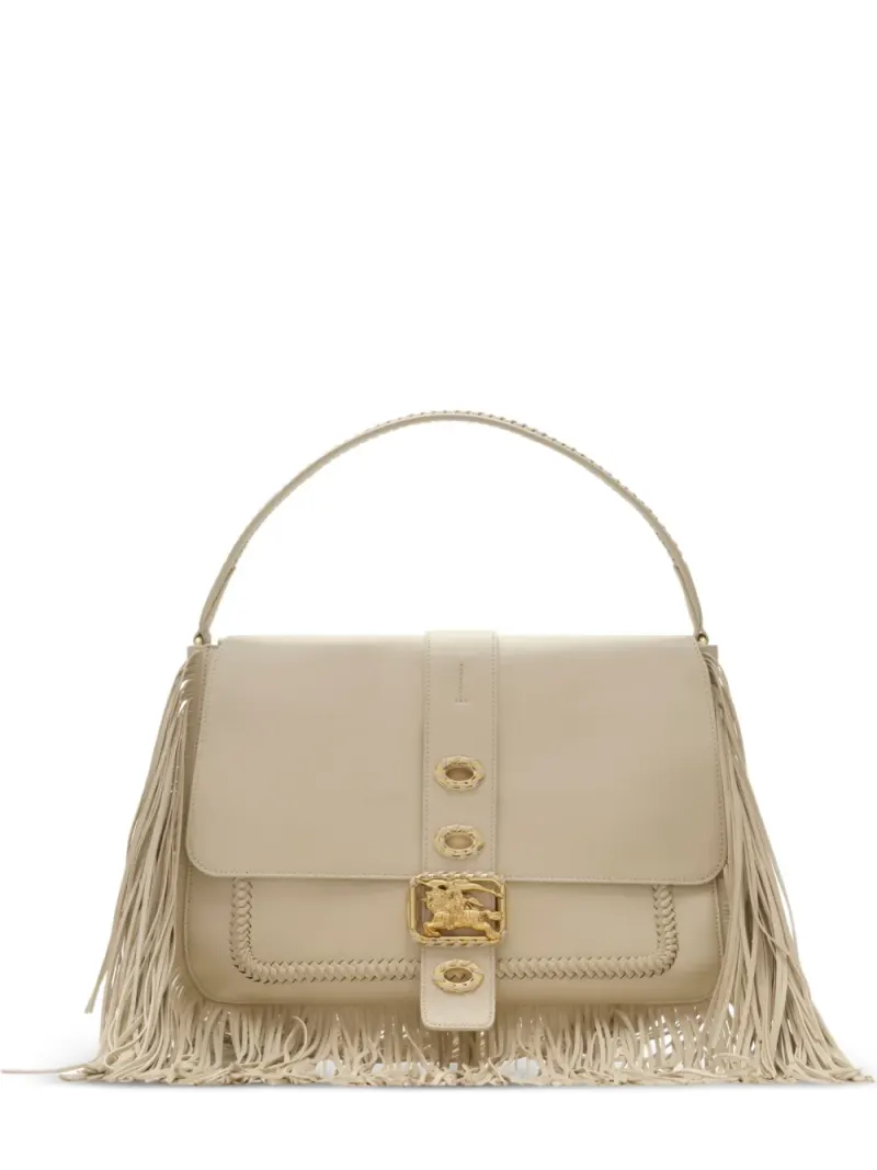 Burberry Mittelgroße Rider Tasche in Nude