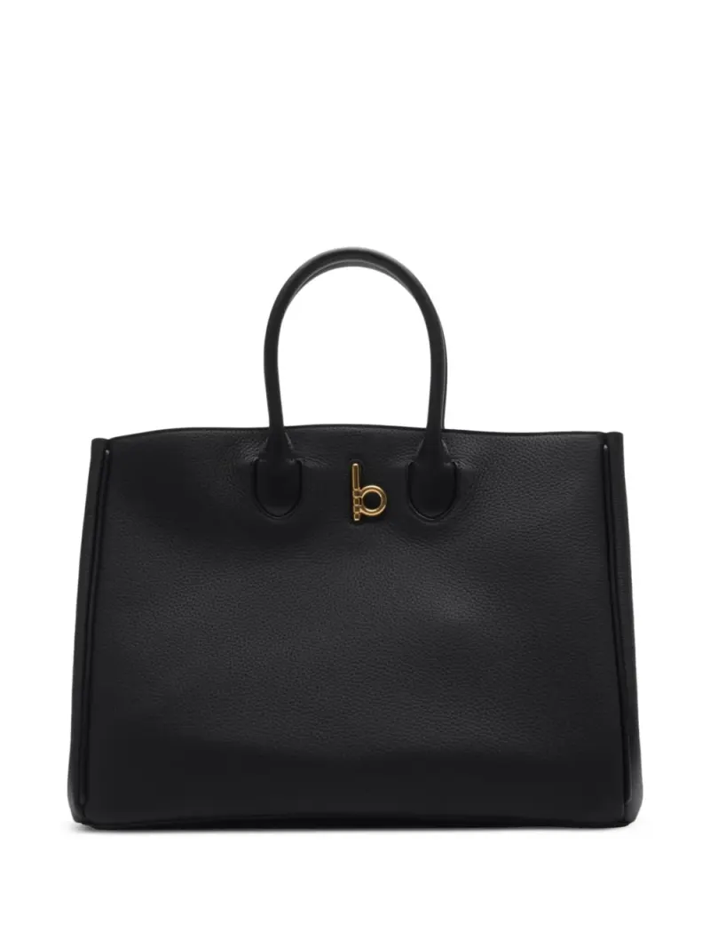 Burberry Mittelgroße Rocking Horse Tote Bag in Schwarz