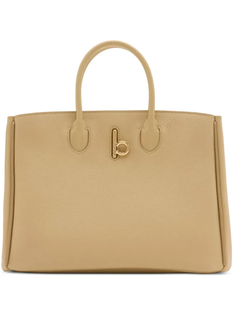 Burberry Kleine Rocking Horse Tote Bag in Nude