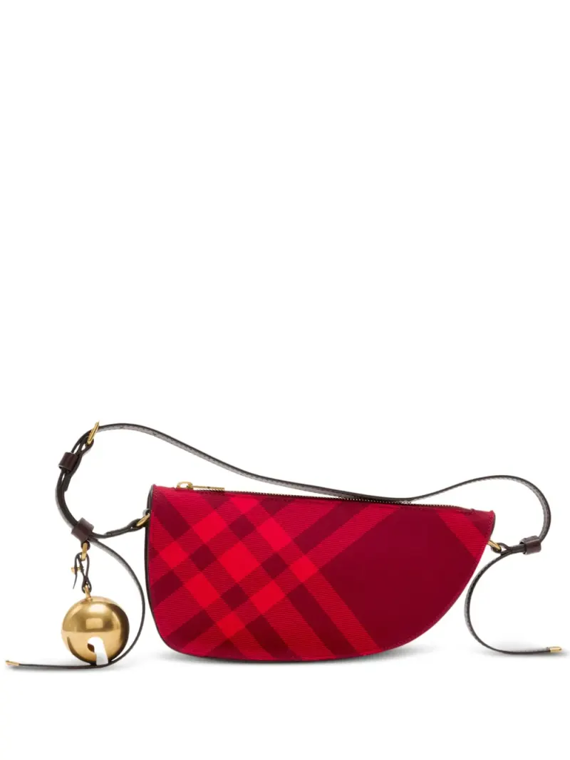 Burberry Shield Mini in Rot – Schultertaschen