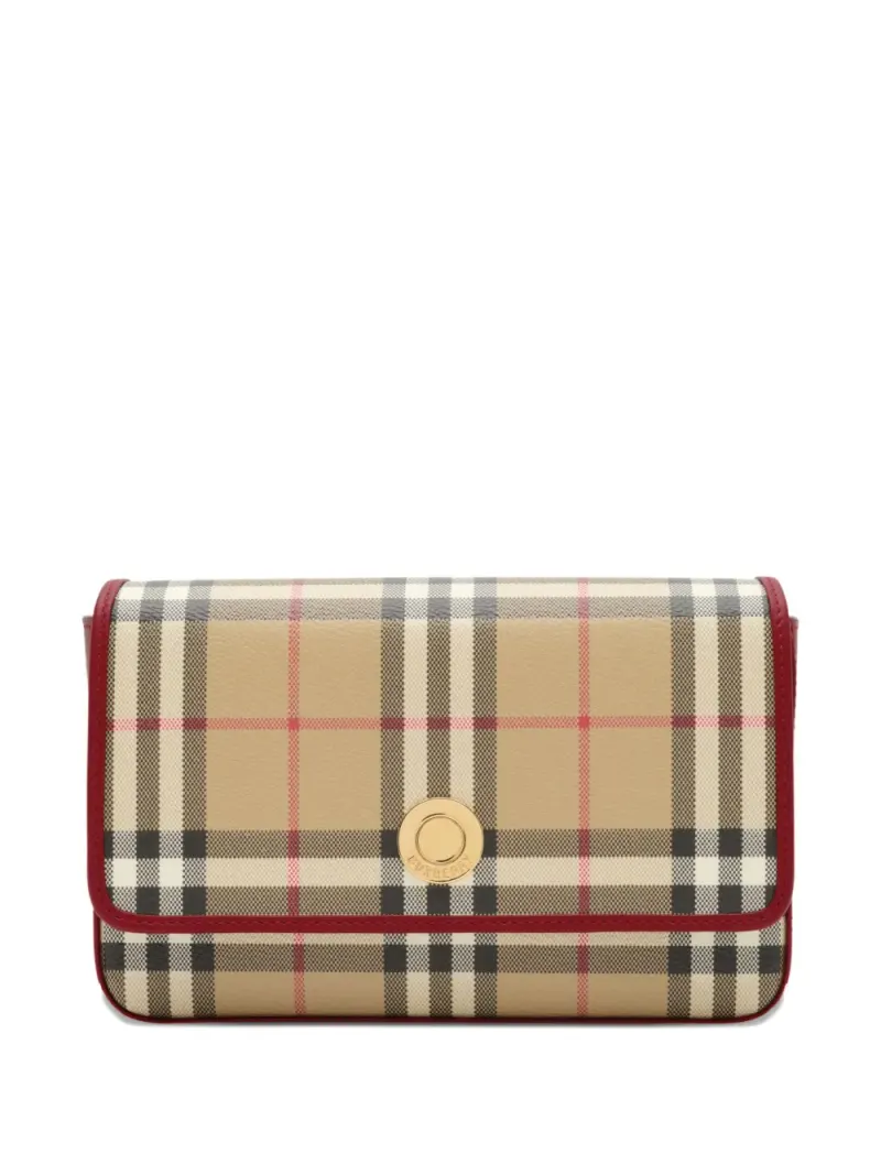 Burberry Tasche mit Hampshire-Karo in Nude