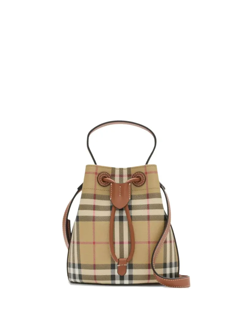 Burberry Mini Umhängetasche im Beutel-Design Mini in Nude