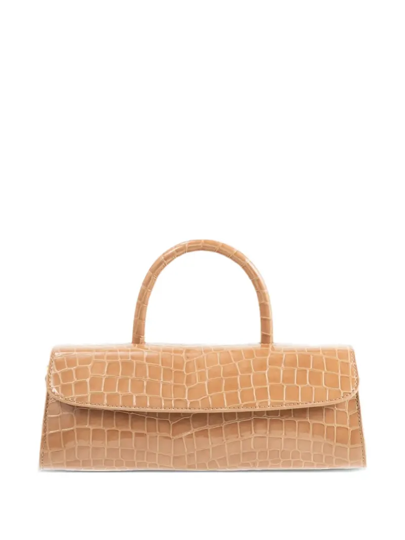 By Far Mini Longa Handtasche mit Prägung Mini in Nude