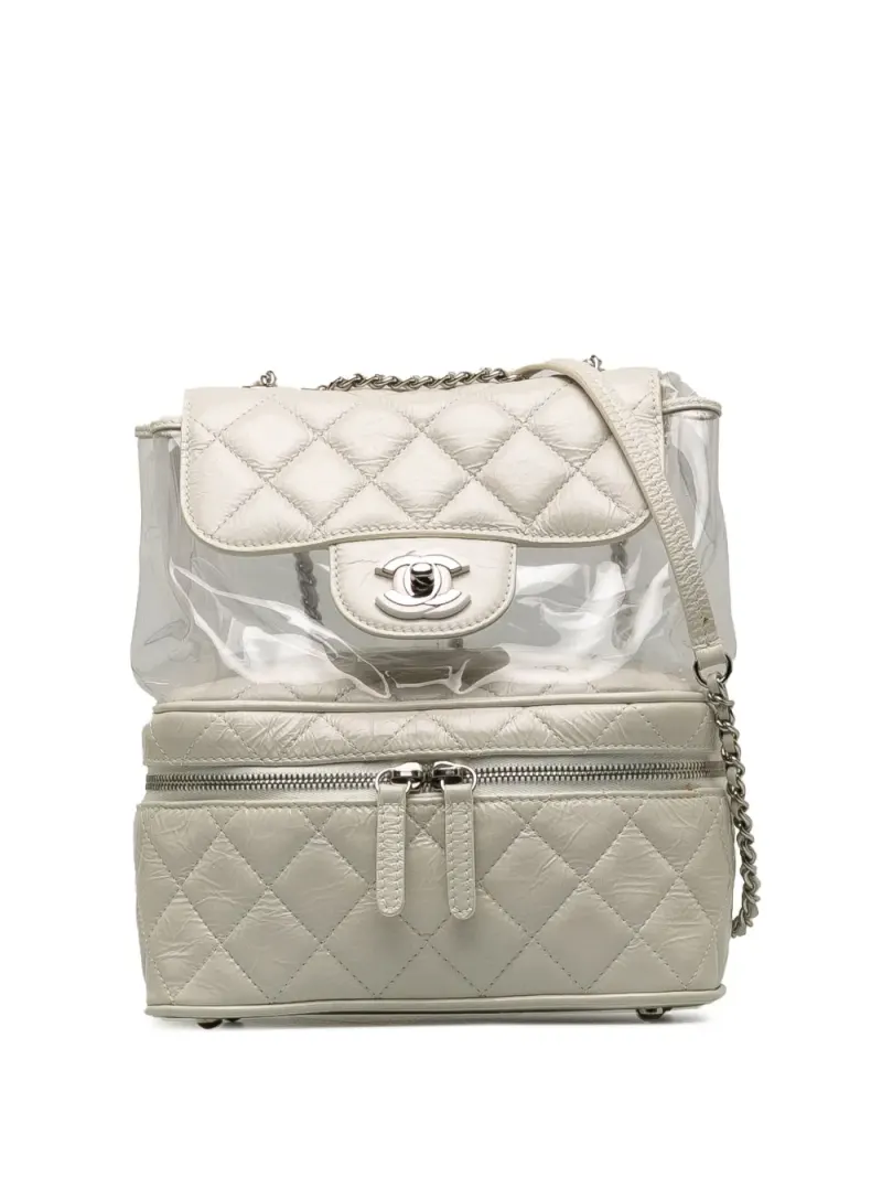 Chanel 2018 Aquarium Rucksack in Weiß