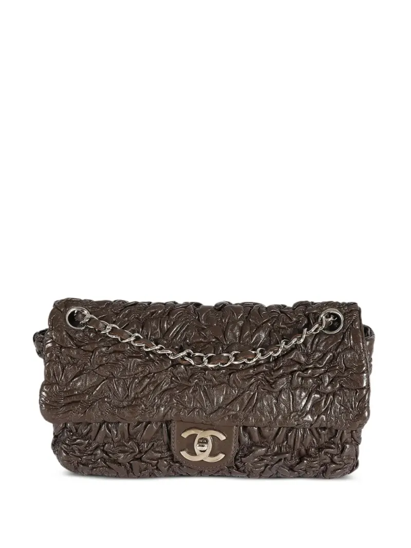 Chanel 2007 pre-owned Astrakhan Schultertasche in Braun