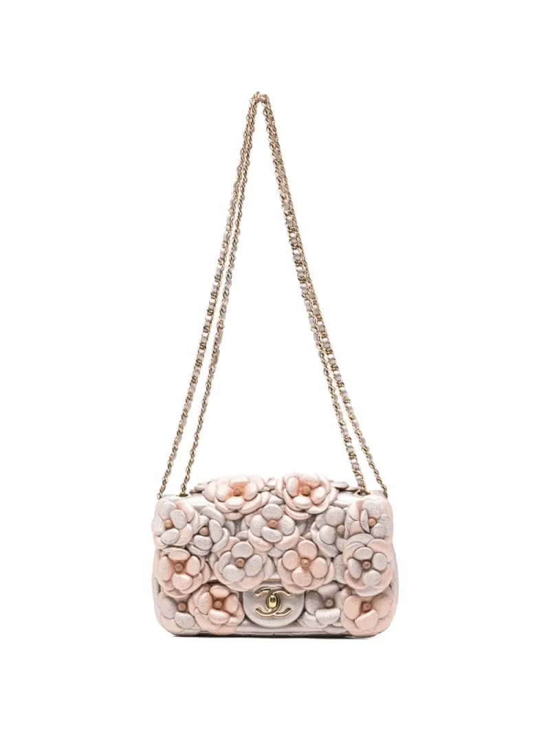 Chanel Camelia Mini in Rosa – Pre-owned Taschen