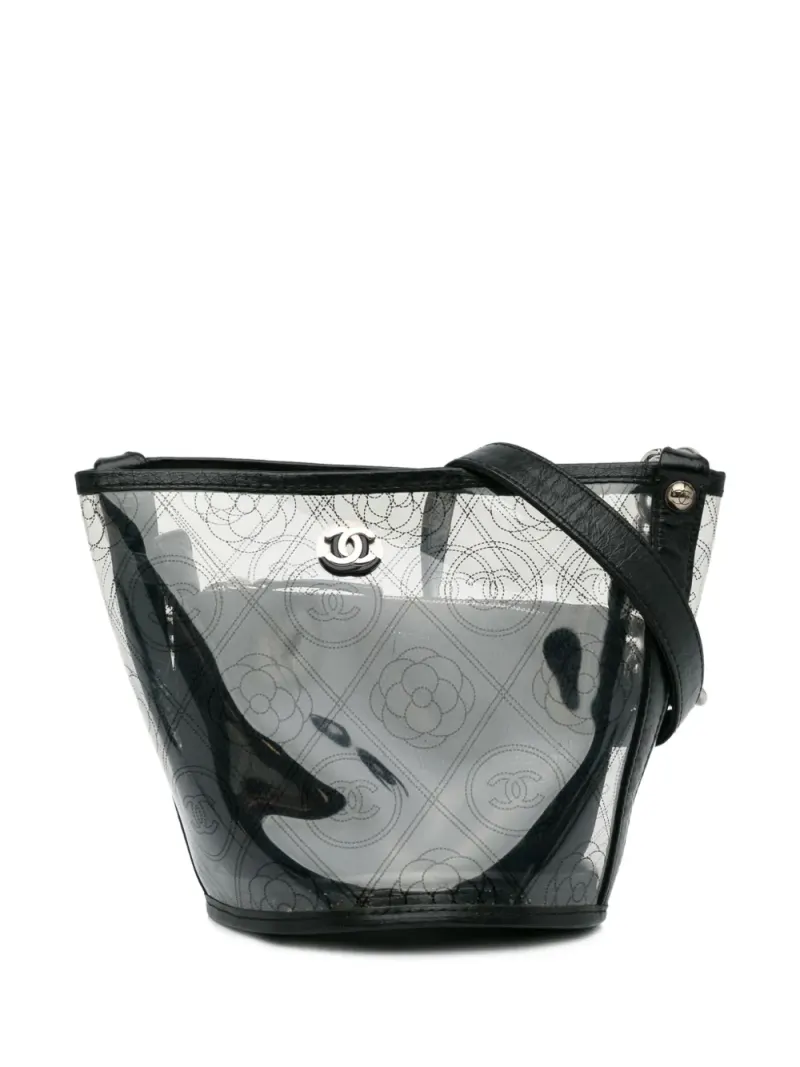 Chanel 2018 Camellia Beuteltasche in Weiß