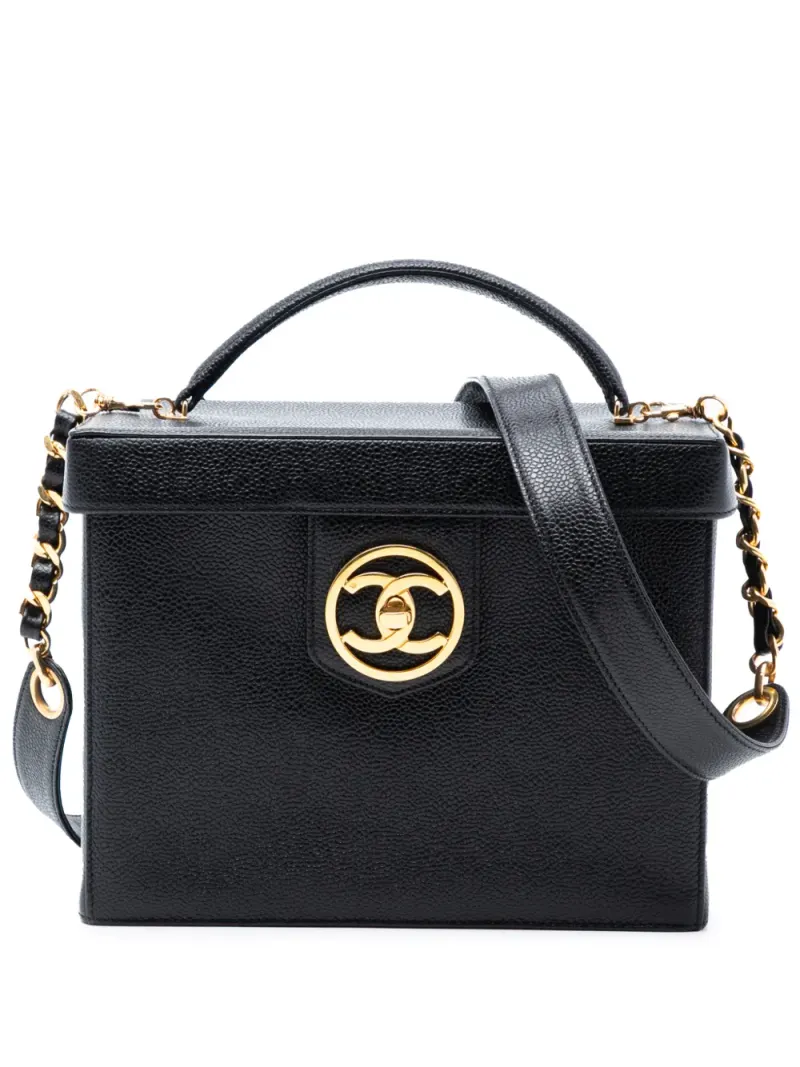 Chanel CC Satchel-Tasche in Schwarz – Pre-owned Taschen