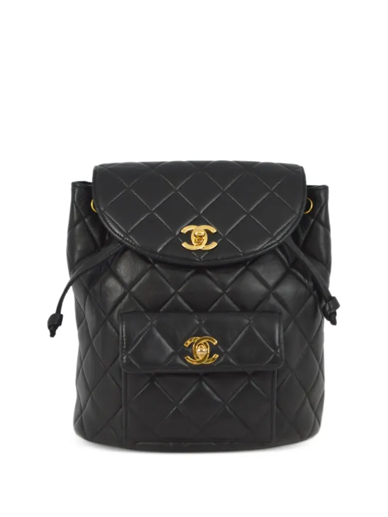 Chanel Duma in Schwarz – Pre-owned Taschen