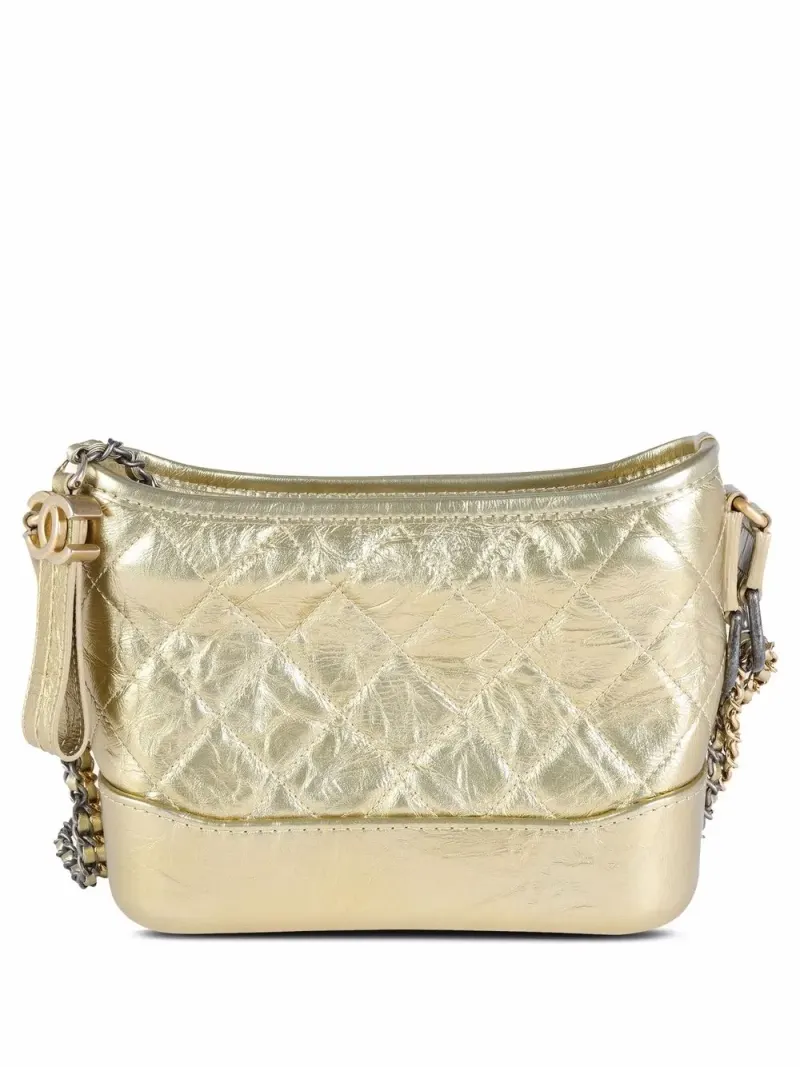 Chanel Kleine Gabrielle Schultertasche in Nude