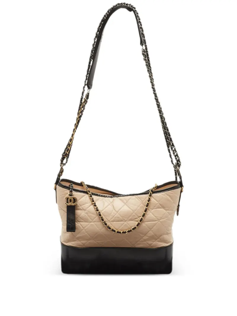 Chanel Gabrielle Schultertasche in Nude