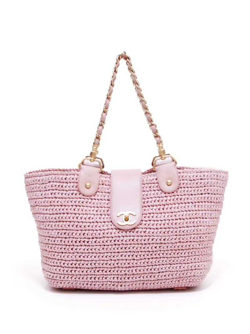 Chanel 2005 Handtasche mit CC in Rosa