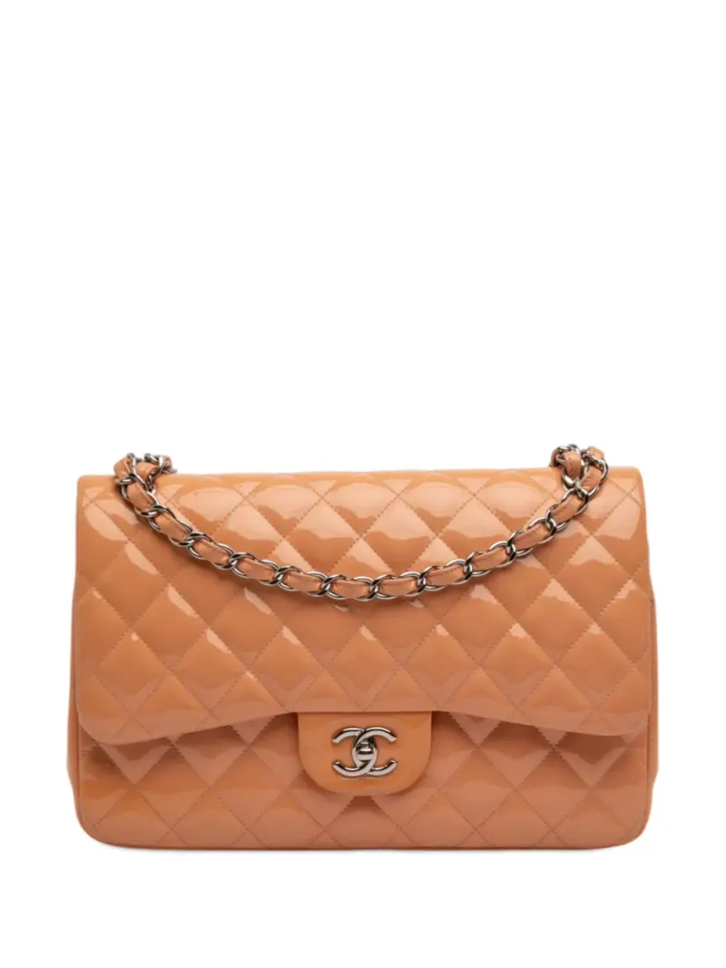 Chanel jumbo Classic Double Flap in Orange – Pre-owned Taschen