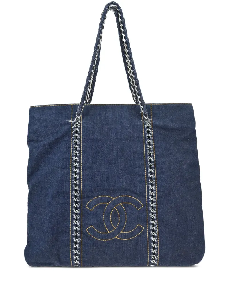 Chanel Luxury Line in Blau – Pre-owned Taschen