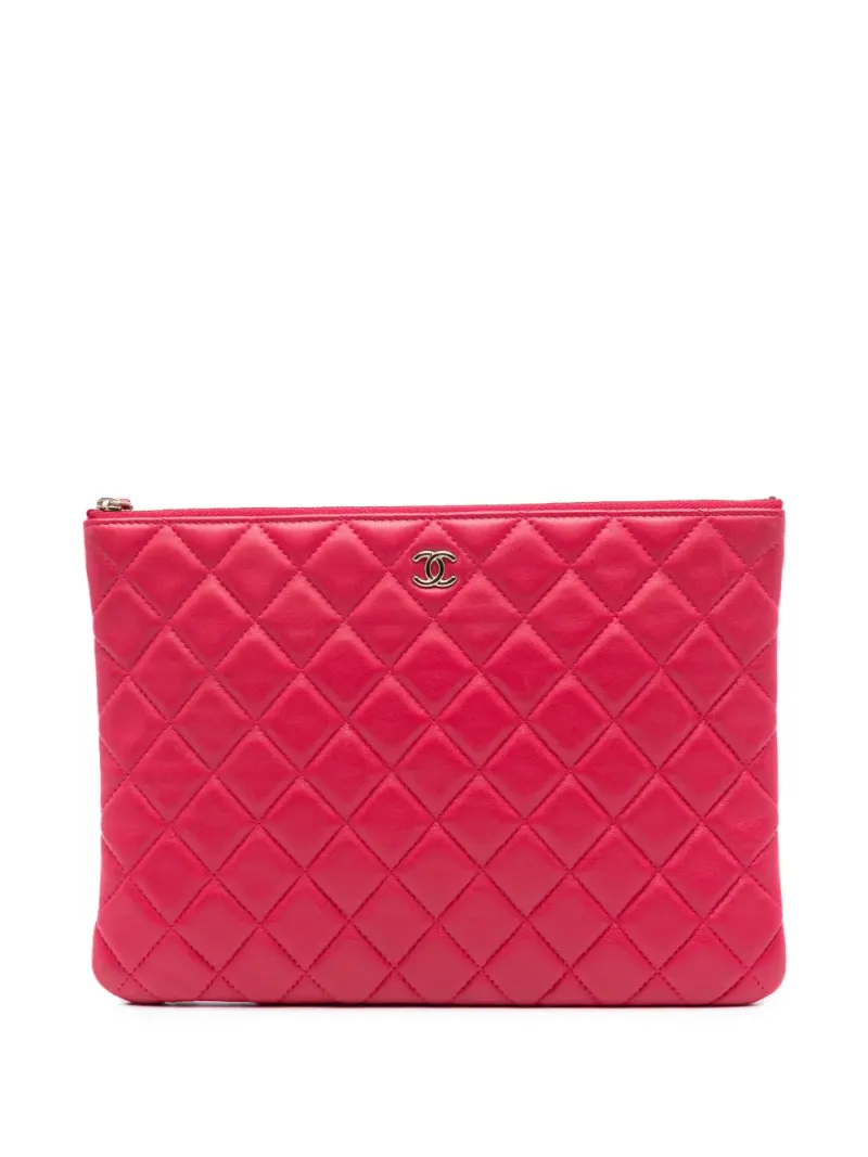 Chanel O Case in Rosa Lammleder-Leder – Pre-owned Taschen