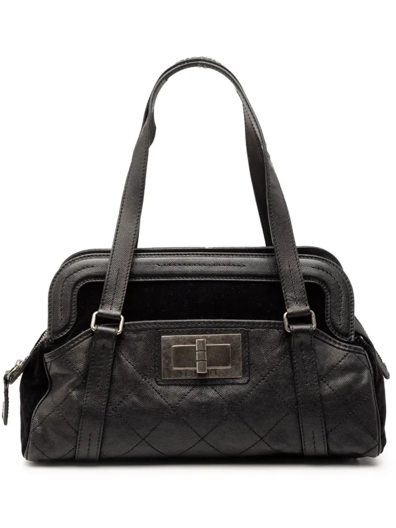 Chanel Reissue 2.55 in Schwarz Caviar-Leder – Pre-owned Taschen