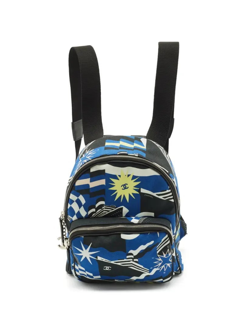 Chanel Rucksack in Blau – Pre-owned Taschen
